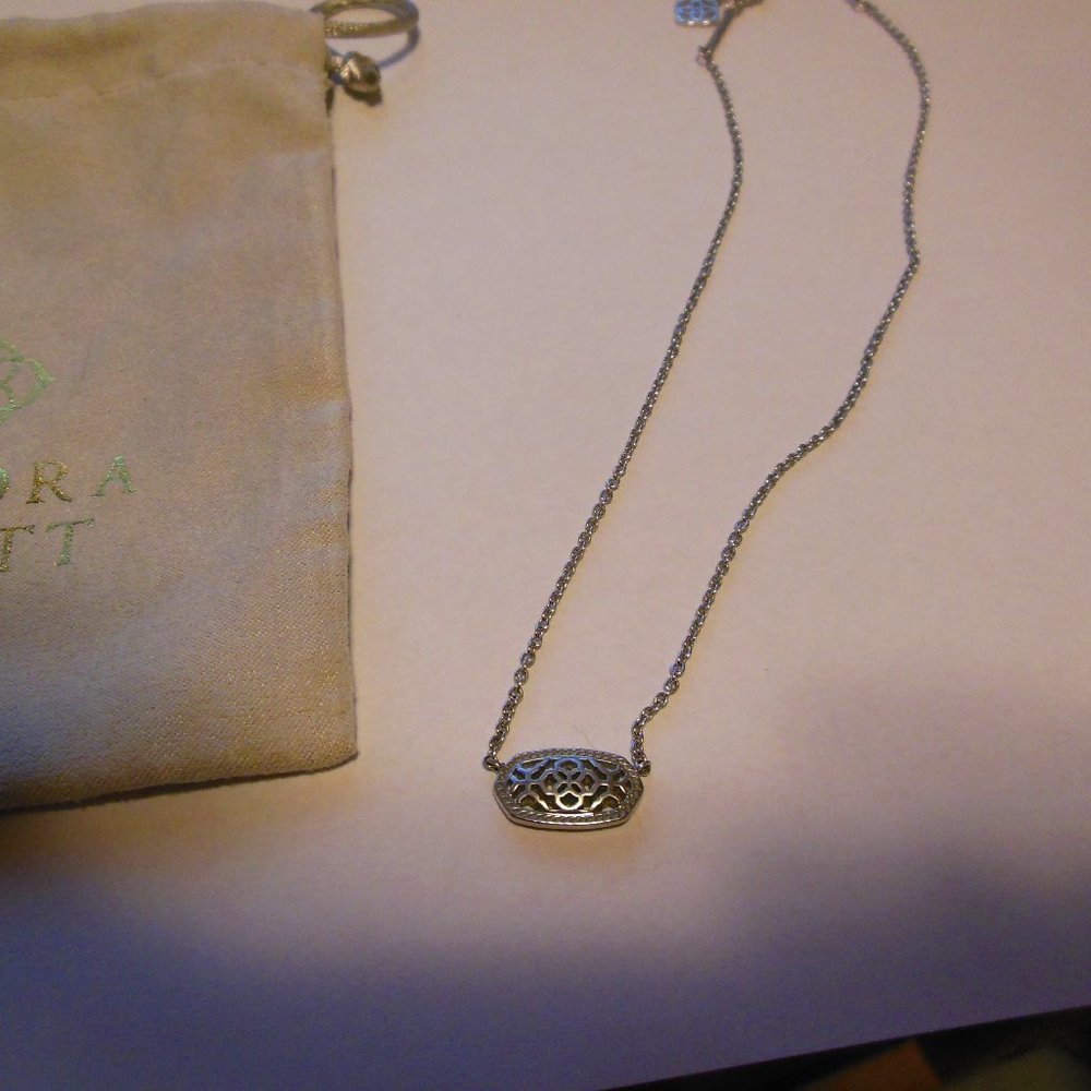 Kendra Scott Elisa silver necklace